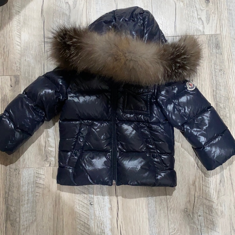 Authentic Moncler fur coat
